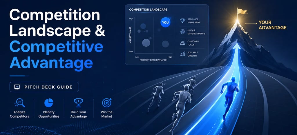 Competition Landscape & Competitive Advantage: Pitch Deck Guide