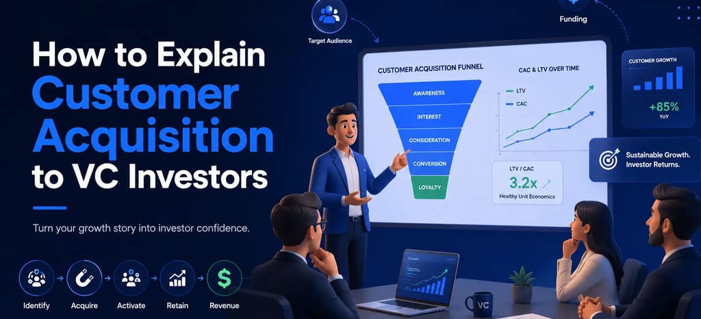 How to Explain Customer Acquisition to VC Investors