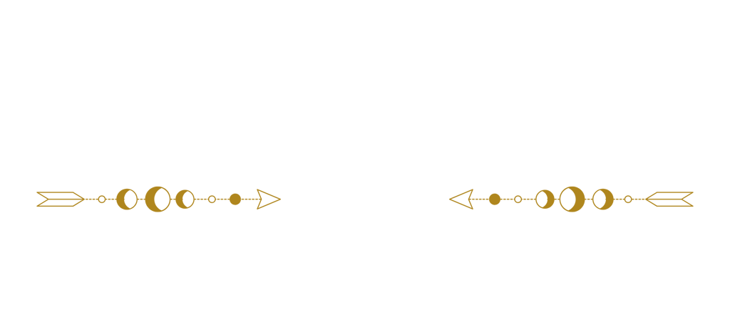 Black and white outline of hierophant tarot card with half moon and arrows