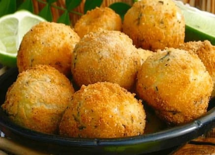 Receita Bolinho de Batata Doce com Frango