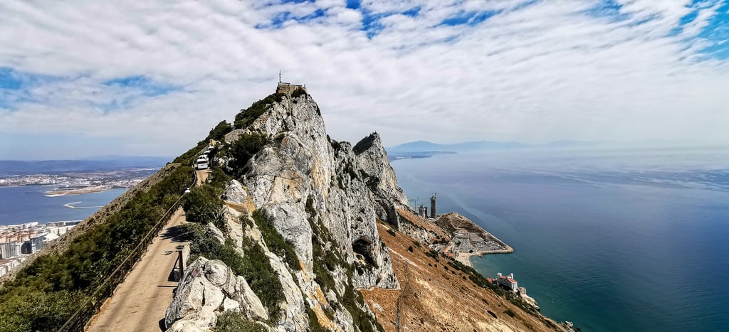 Gibraltar rock viewpoint
