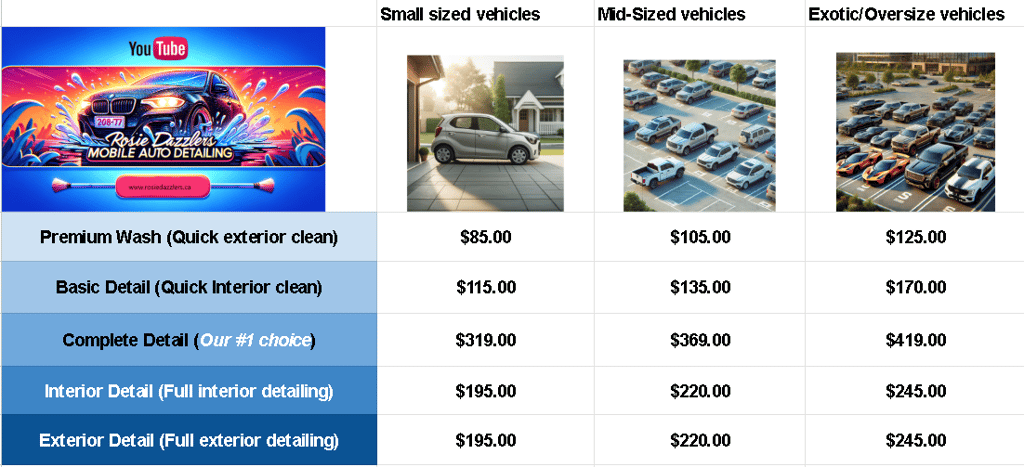  - Rosie Dazzlers Mobile Auto Detailing