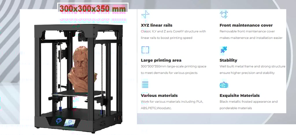 schede tecniche stampante 3D a resina
