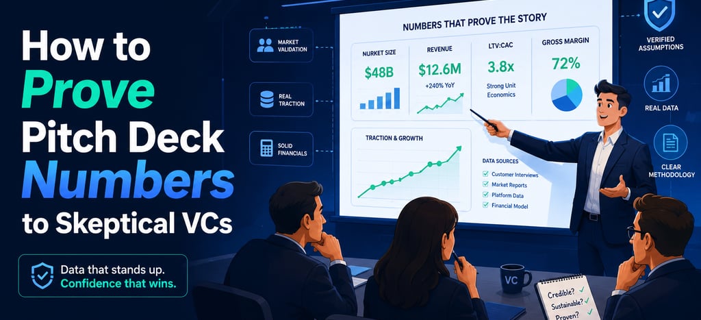 How to Prove Pitch Deck Numbers to Skeptical VCs