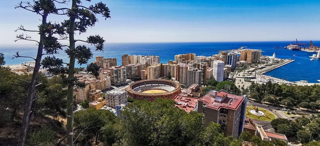 Malaga Castillo de Gibralfaro viewpoint