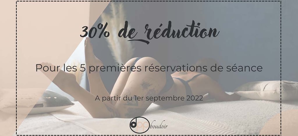 30% de réduction pour les 5 premières réservations