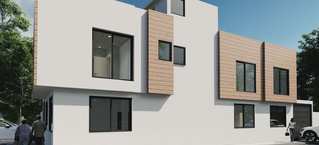 Casas Yeray 2 Fachada Constructora MAMPE Casas Sur de Quito