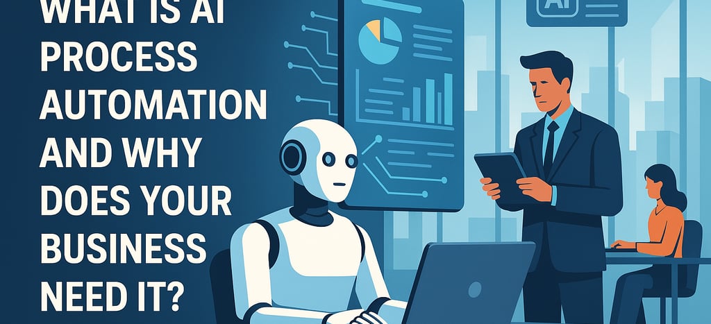 a robot is sitting at a desk with a man and woman