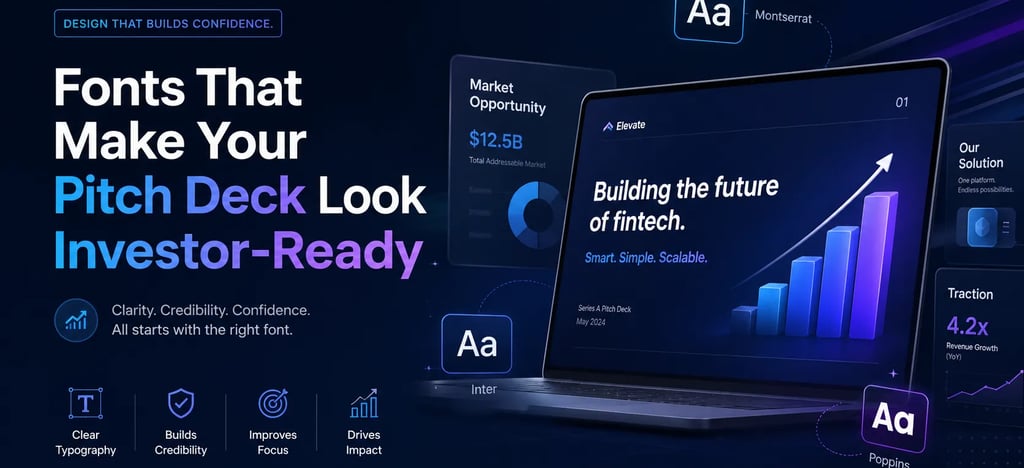Fonts That Make Your Pitch Deck Look Investor-Ready