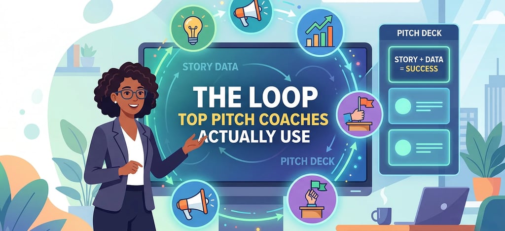 Story Data Story Pitch Deck: The Loop Top Pitch Coaches Actually Use