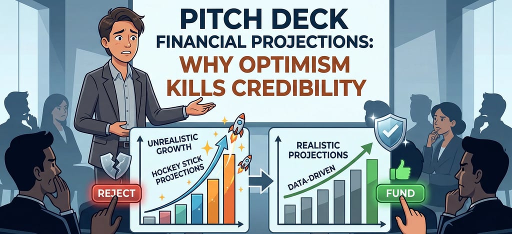 Pitch Deck Financial Projections: Why Optimism Kills Credibility