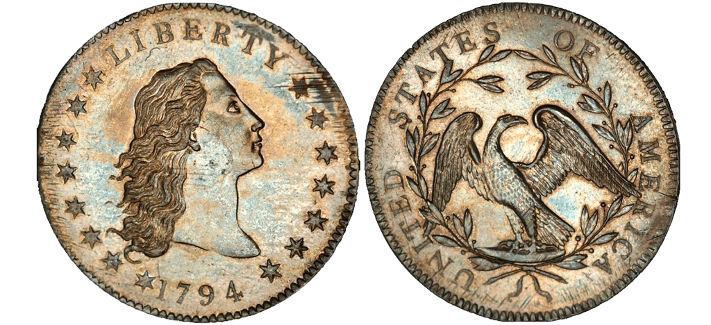 1794 Flowing Hair Silver Dollar