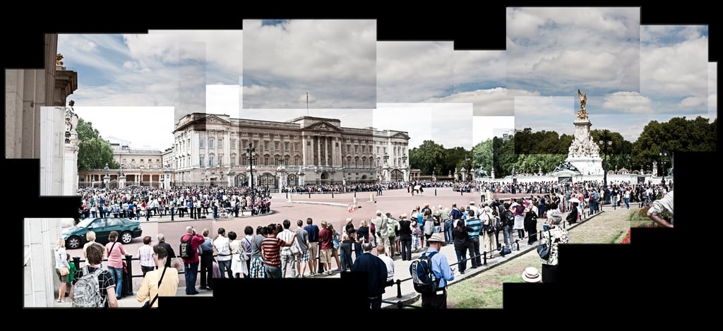 A huge joiner composition of Buckingham Palace