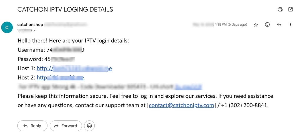 email from caqtchon tv