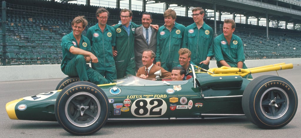 Jim Clark's legendary Ford powered Lotus 38