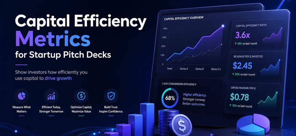 Capital Efficiency Metrics for Startup Pitch Decks