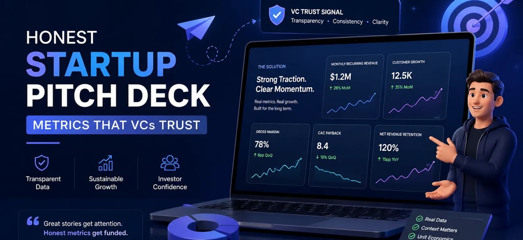 Honest Startup Pitch Deck Metrics That VCs Trust