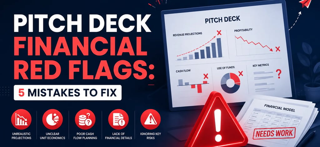Pitch Deck Financial Red Flags: 5 Mistakes to Fix