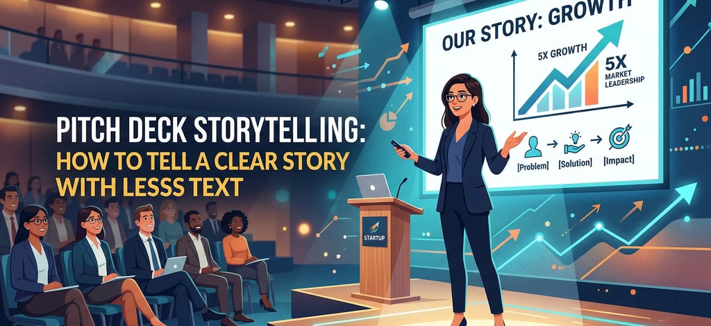 Pitch Deck Storytelling: How to Tell a Clear Story With Less Text
