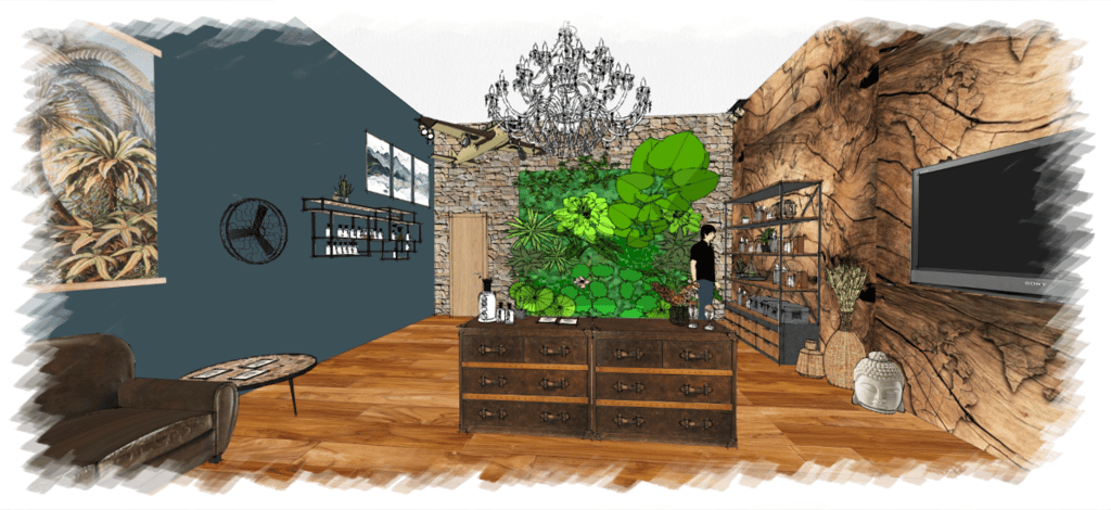 Création d'ambiance pop up store Paris