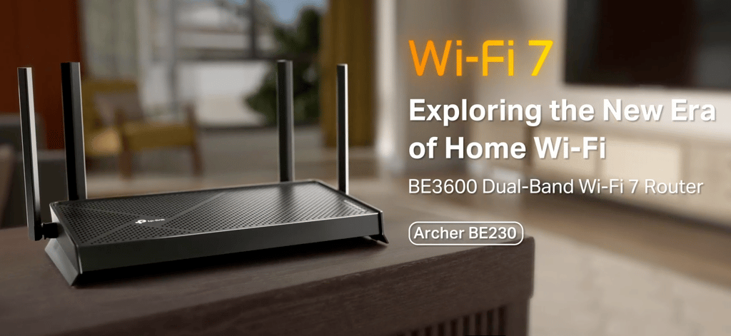 TP-Link Dual-Band BE3600 Wi-Fi 7 Router