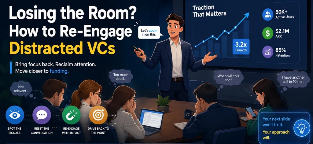 Losing the Room How to Re-Engage Distracted VCs
