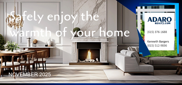 November 2025 Newsletter, Safely enjoy the warmth of your home