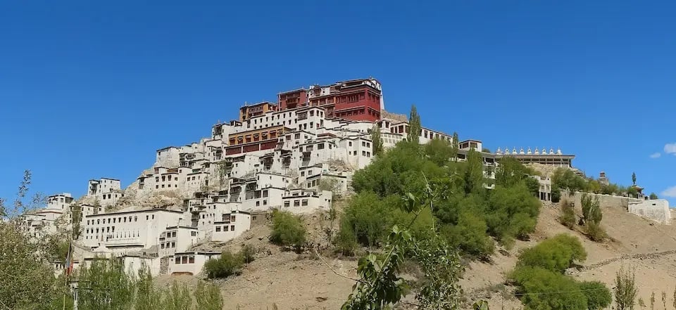 Thiksey Monastery overlooking the Indus Valley in Ladakh