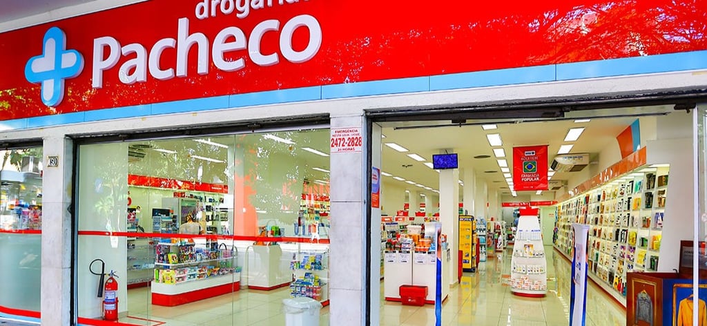Fachada da drogaria pacheco