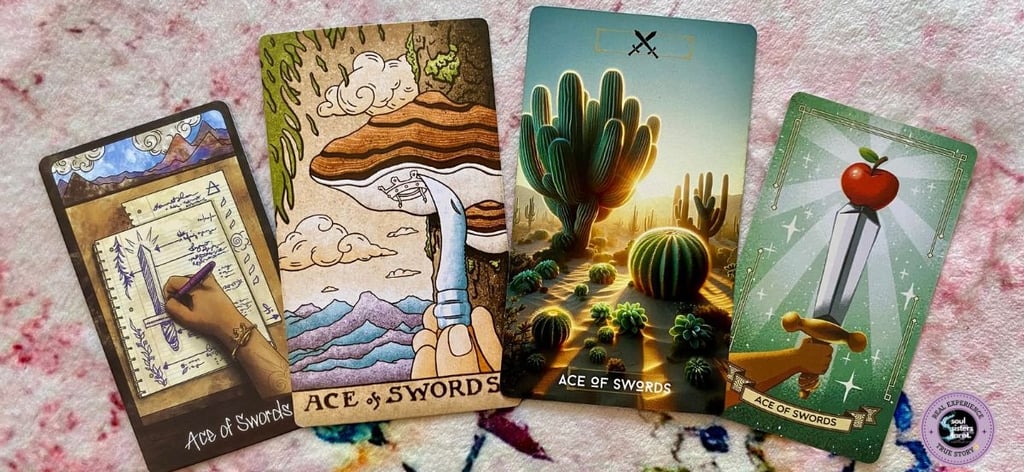 Kui Narri teekond oleks taro kaart, siis oleks see Mõõkade Äss Soul Sisters Tarot