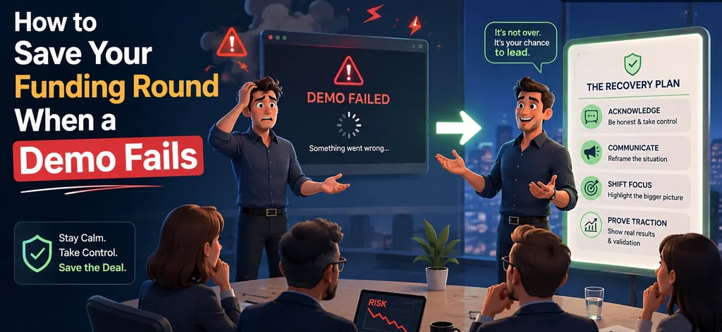 How to Save Your Funding Round When a Demo Fails