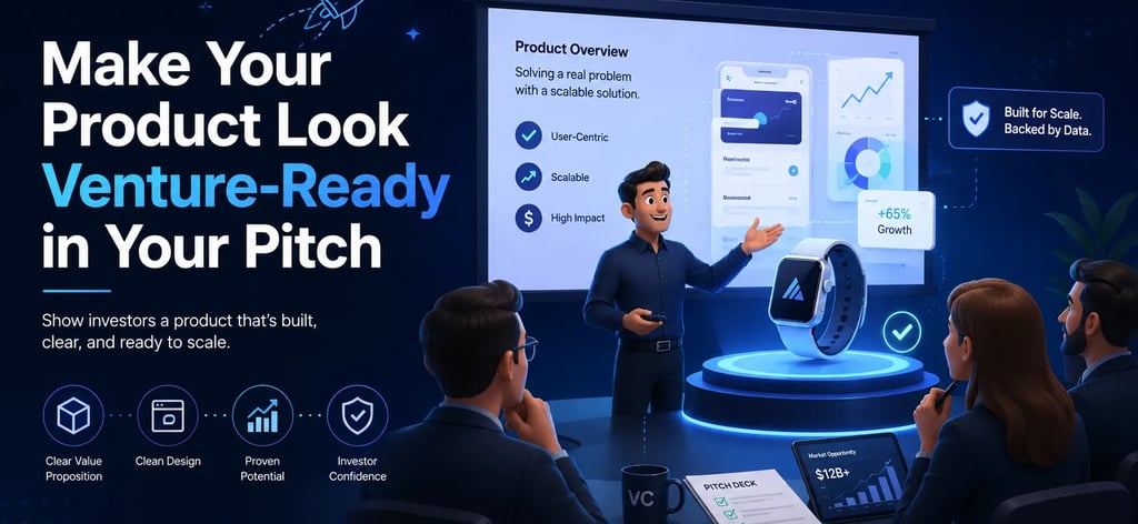 Make Your Product Look Venture-Ready in Your Pitch