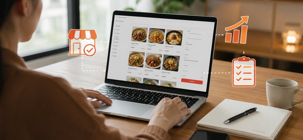 Tối ưu lợi nhuận gian hàng GrabFood ShopeeFood với Bếp Số