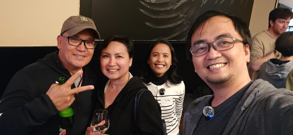 The first time we attended the monthly meet-up and we met this couple from Canada