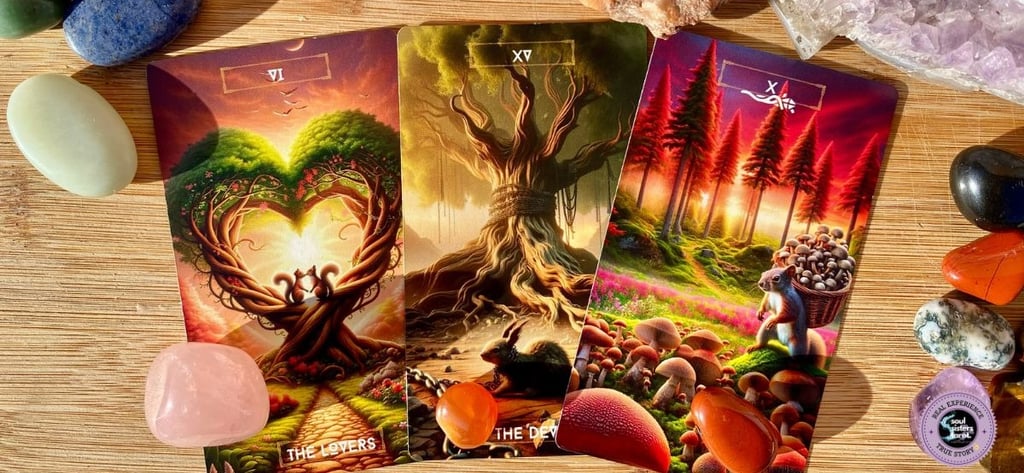 Taro ladumisviis suhteprobleemide jaoks Soul Sisters Tarot