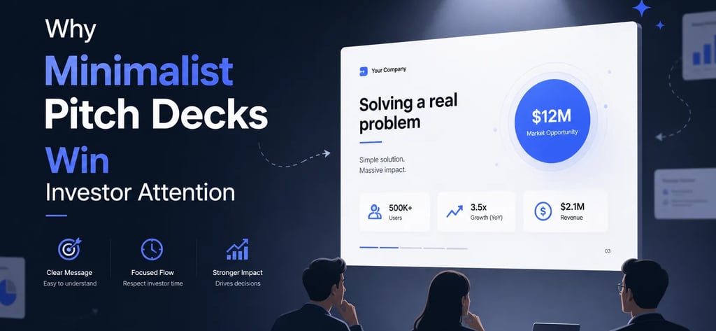 Why Minimalist Pitch Decks Win Investor Attention