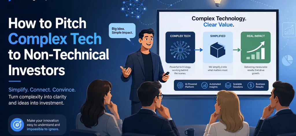 How to Pitch Complex Tech to Non-Technical Investors