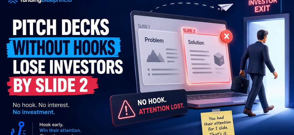 Pitch Decks Without Hooks Lose Investors by Slide 2