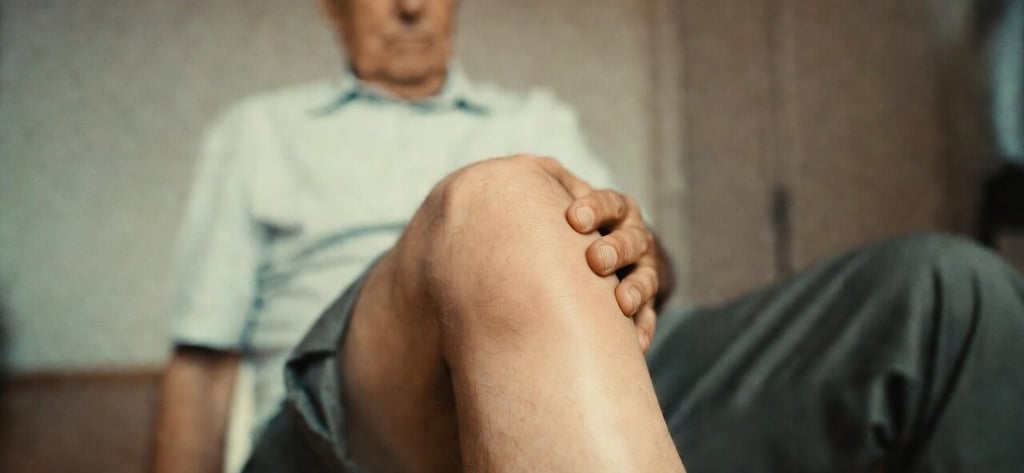 epanchement synovie genou gonflement