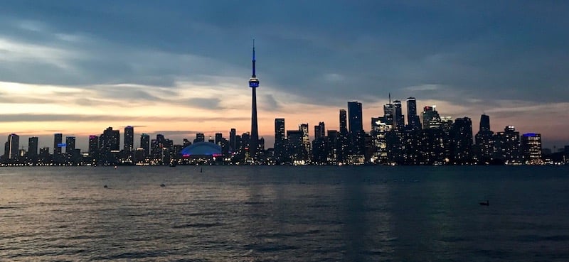 Toronto Island Skyline Kanada Annerschtwo