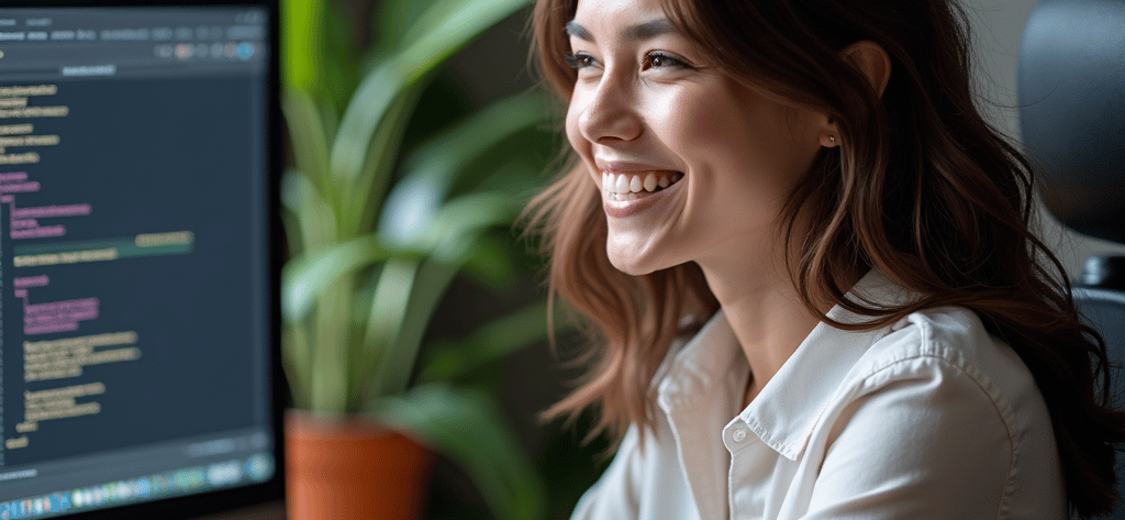 ADHD person feeling calm after building effective external support system.