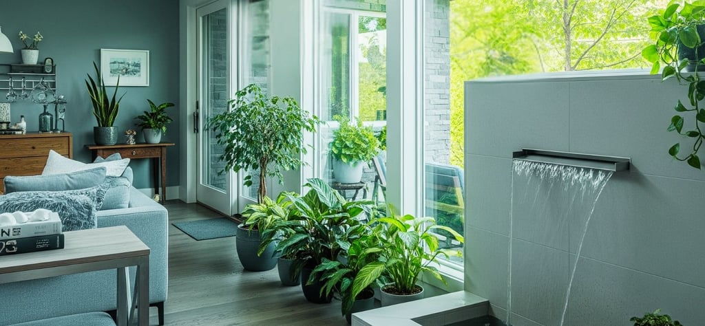 una casa estiva con comfort biofilico per una freschezza naturale