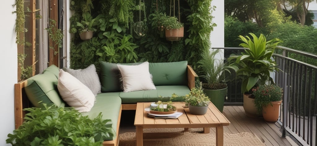 A sleek kitchen setup with modern appliances and elegant dark green accents.