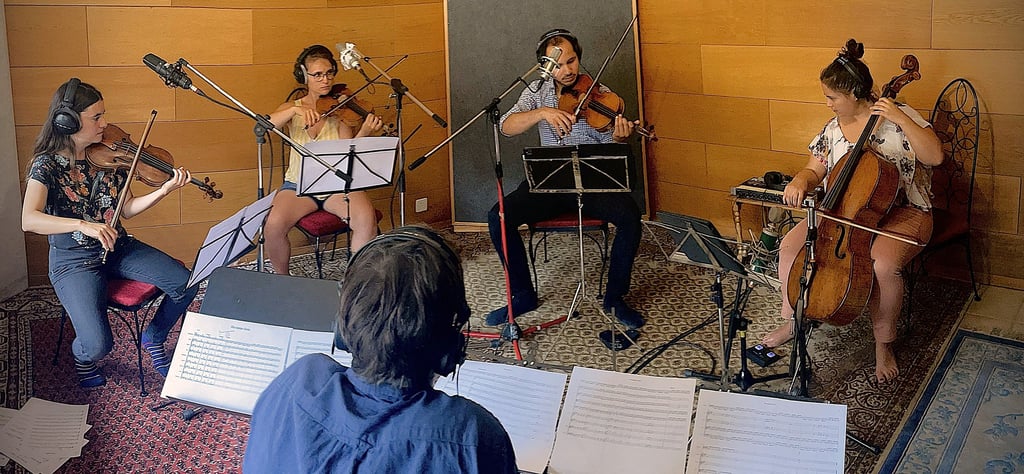 Prise de son d'un quatuor à cordes, Fil's HOUSE Studio