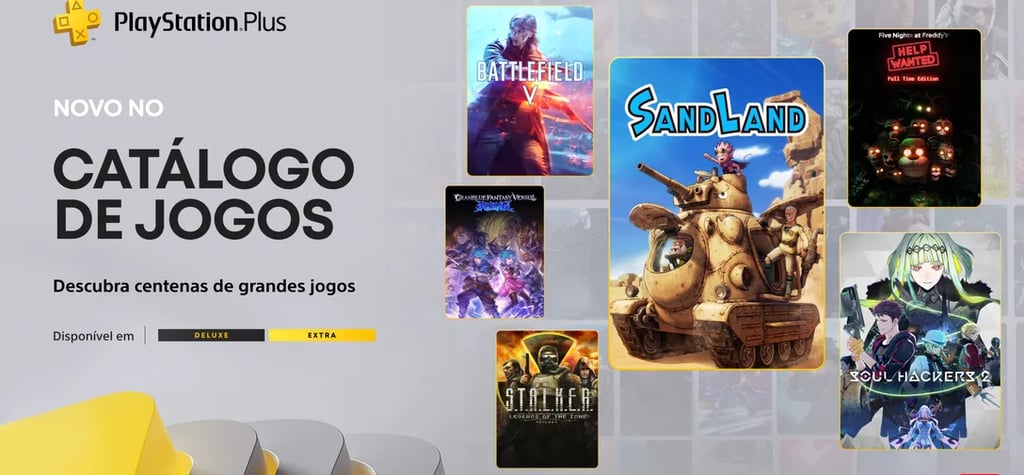 Imagem Oficial do Catálogo de Jogos do Mês de Maio