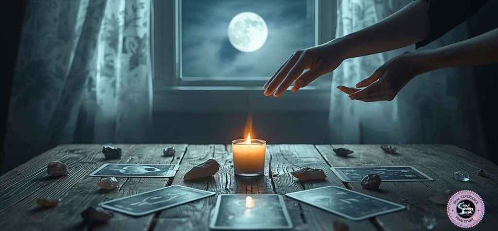 Täiskuu taro kaardipaigutus Soul Sisters Tarot