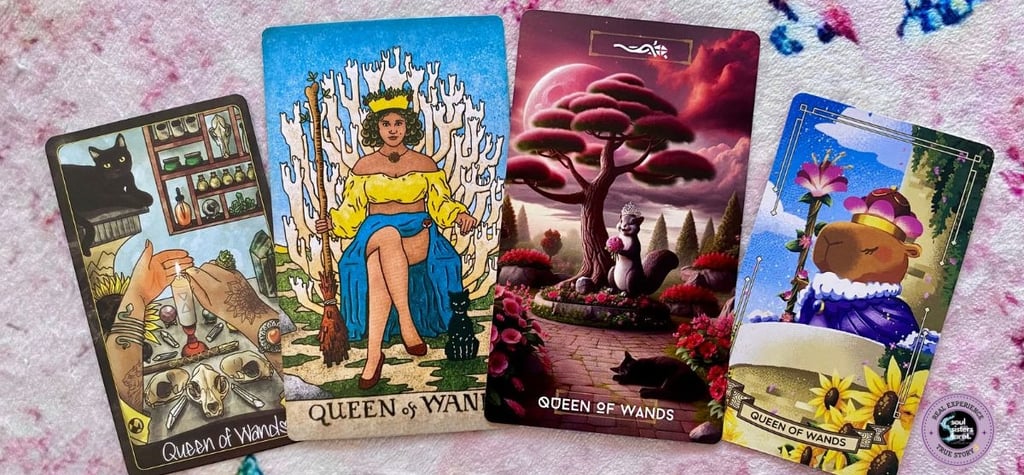 Queen of Wands Tarot Card Meaning Soul Sisters Tarot