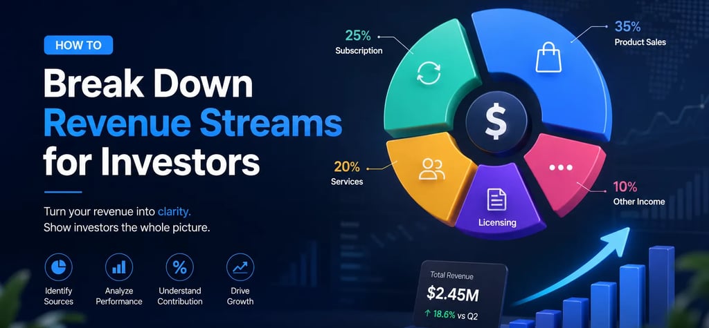 How to Break Down Revenue Streams for Investors