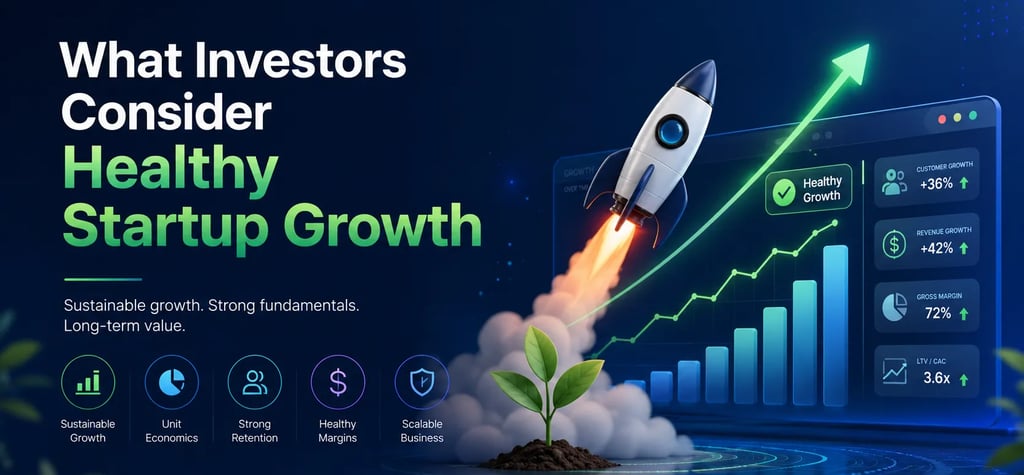 What Investors Consider Healthy Startup Growth