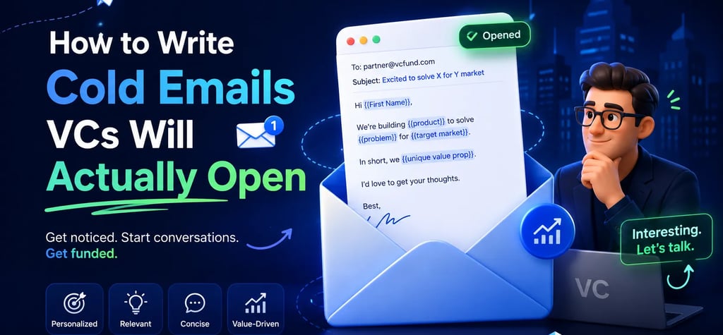How to Write Cold Emails VCs Will Actually Open